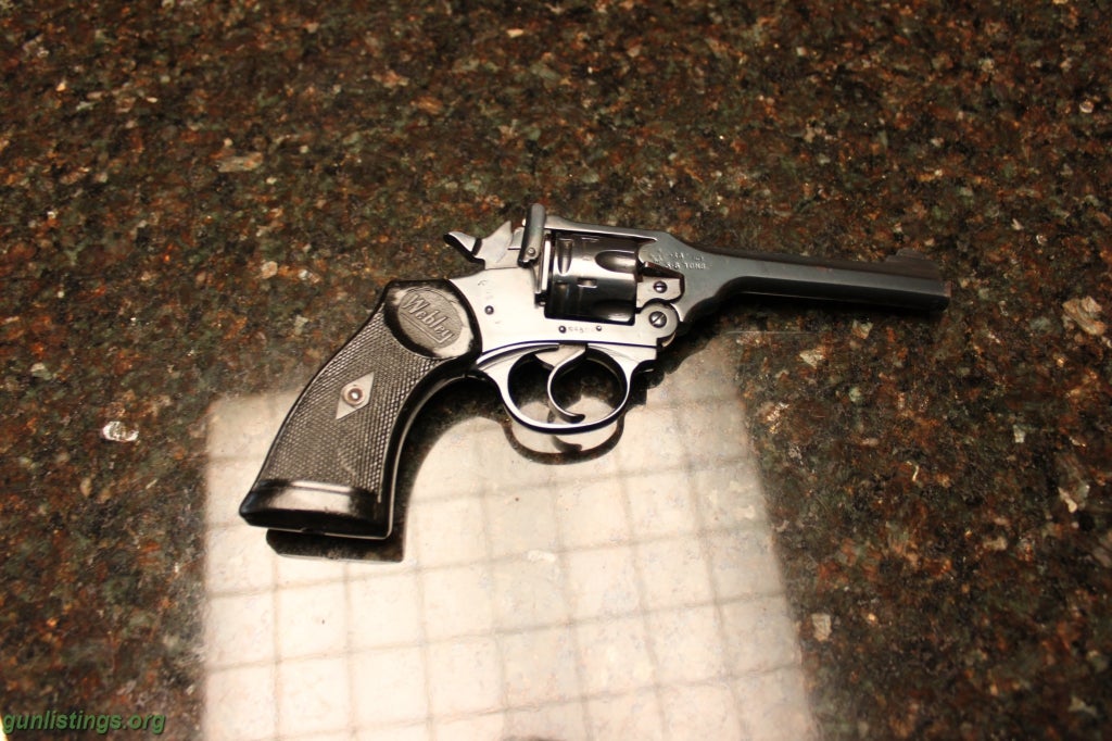 Collectibles Functioning Webley Revolver. In Excellent Shape