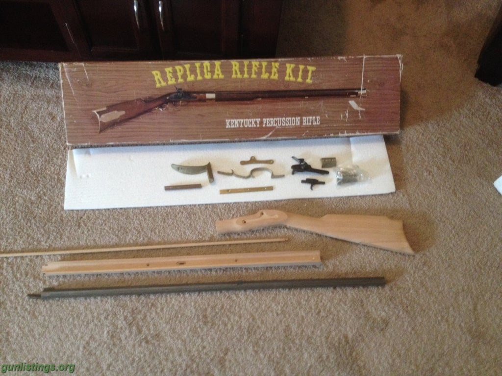 Collectibles Old Replica Kentucky Percussion Rifle Kit