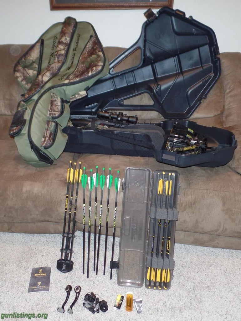 Misc Browning One Six Two Crossbow Package W/ Lots Of Extras