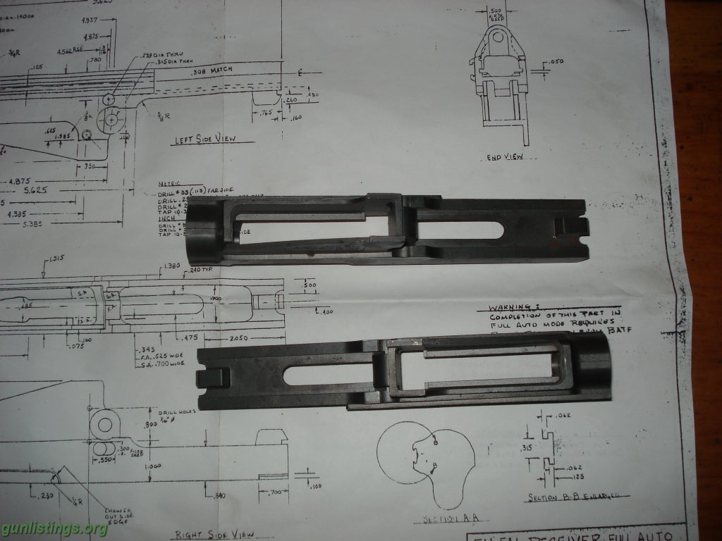 Misc Two Fn Fal Receiver Castings