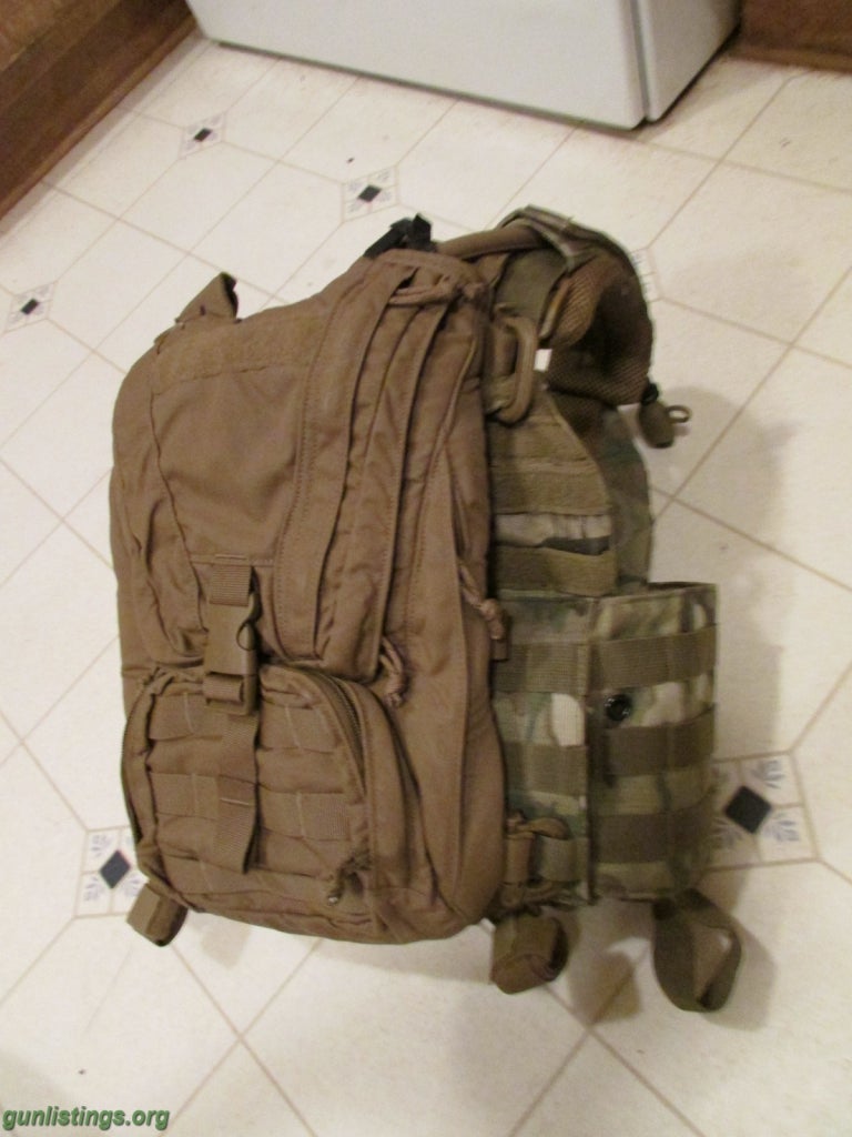 Misc VooDoo Multicam Plate Carrier W/USMC Camelbak