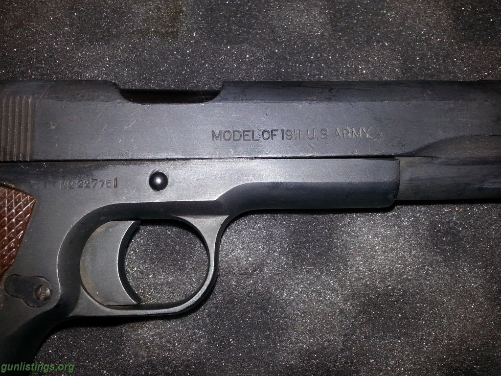 Pistols 1911 Colt .45 Army Issue