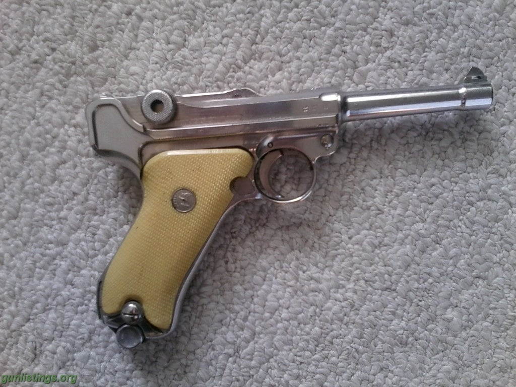 Pistols 1938 S/42 German Luger Pistol 9mm