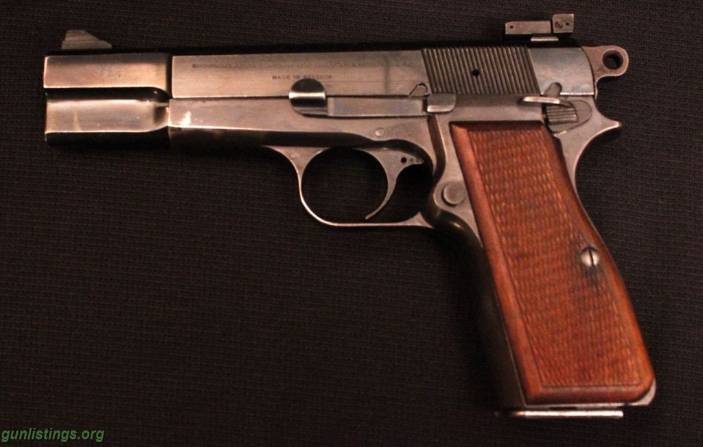 Pistols 1941 Nazi Browning Hi-Power 9mm P-35 German Occupation