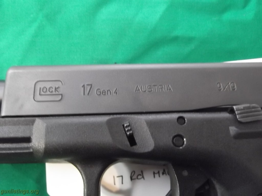 Pistols 9mm Glock 17 Gen 4