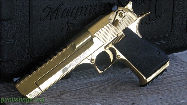 Pistols Desert Eagle Titanium Gold