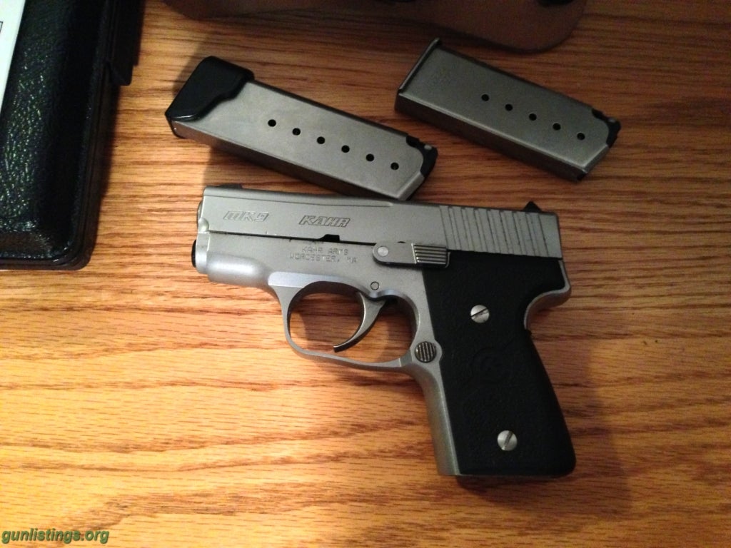 Pistols ** KAHR MK9 ** Stainless -- W/ Crossbreed Holster---