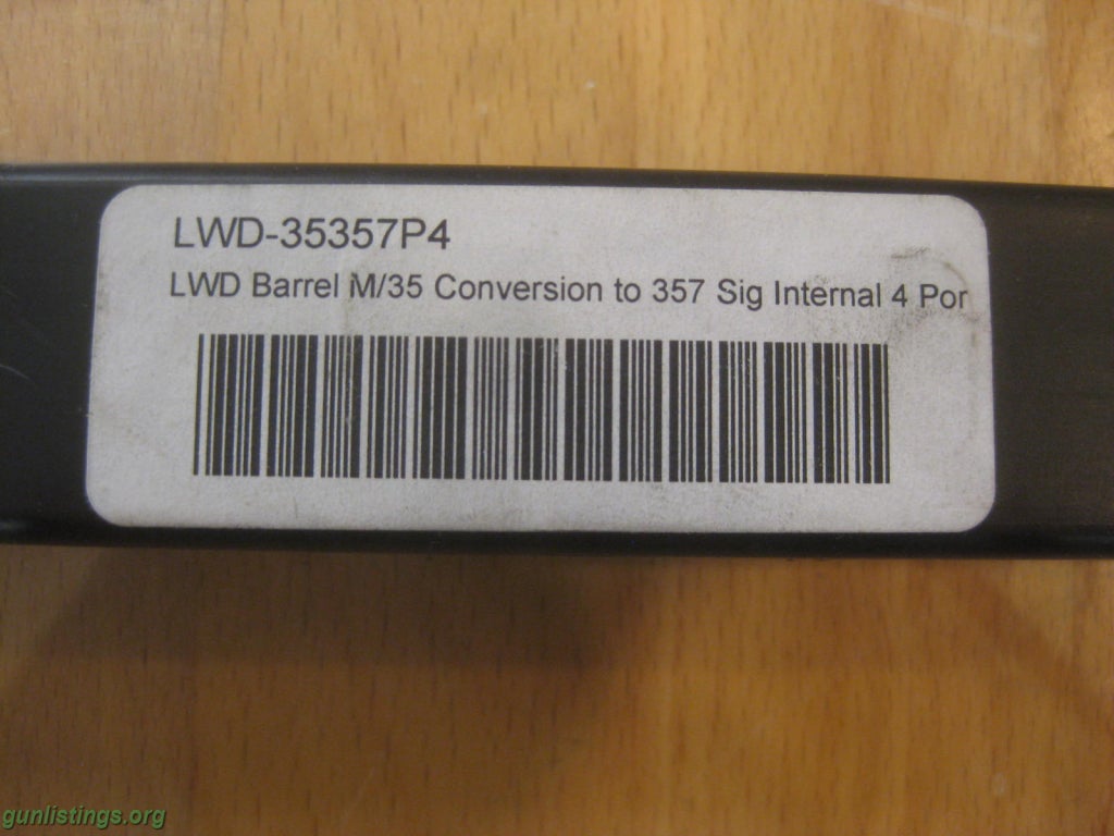 Pistols Lone-Wolf-LWD-35357P4-Glock-35-Conv Ported Barrel 357