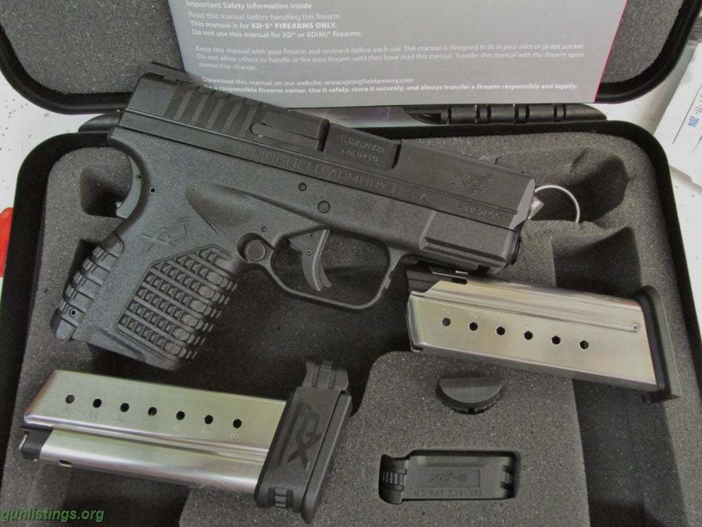 Gunlistings.org - Pistols : Springfield XDS , 9mm, 3.3