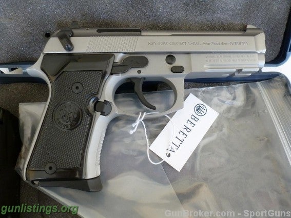 Pistols Beretta 92 92FS Compact Inox J90C9F20