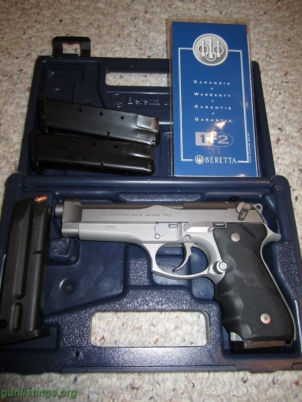 Pistols Beretta 92fs Brigadier INOX 9mm