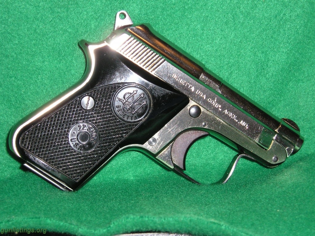 Pistols BERETTA 950 BS NICKEL,,N.I.B.