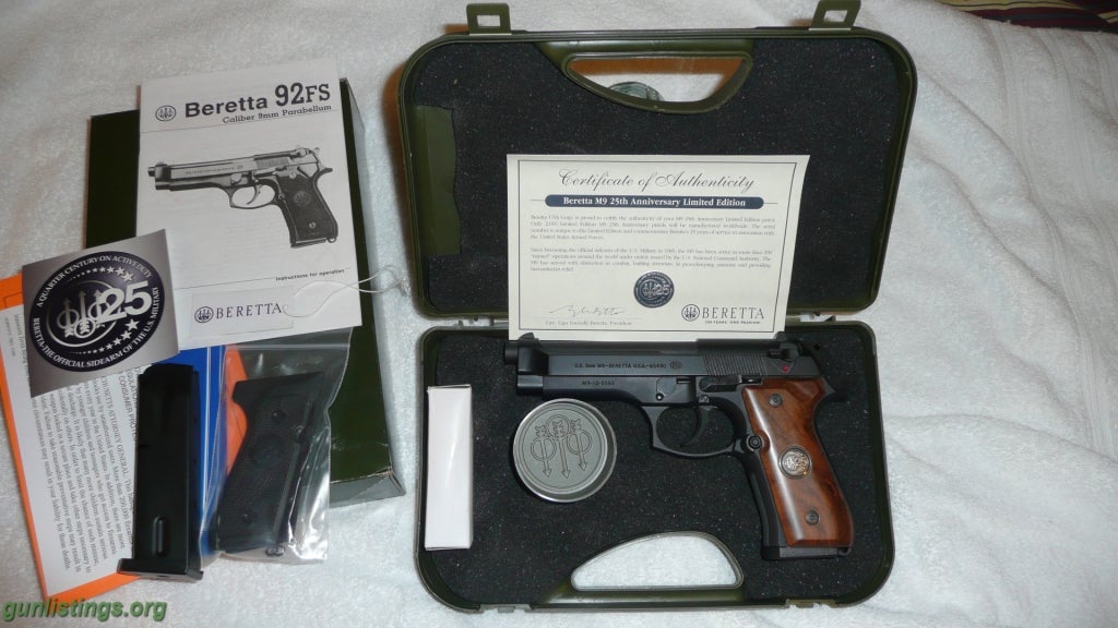 Pistols Beretta M9 25th Anniversary Edition