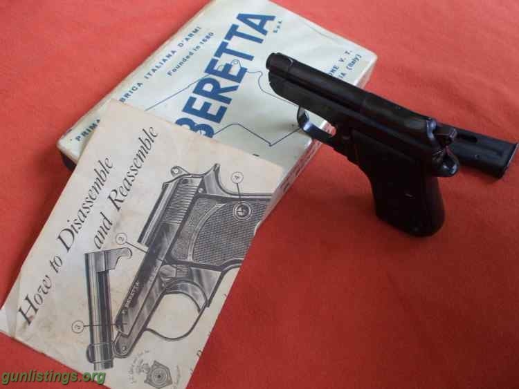 Pistols Beretta Minx 950B Antique With Original Box & Manual