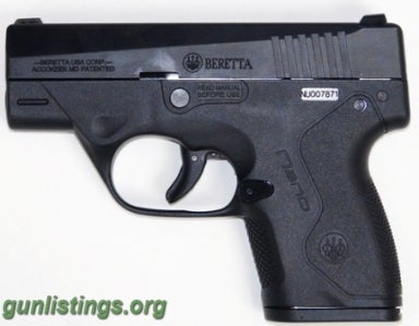 Pistols Beretta Nano 9mm Micro-compact Pistol