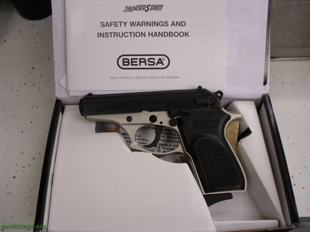 Pistols Bersa Thunder 380 DuoTone