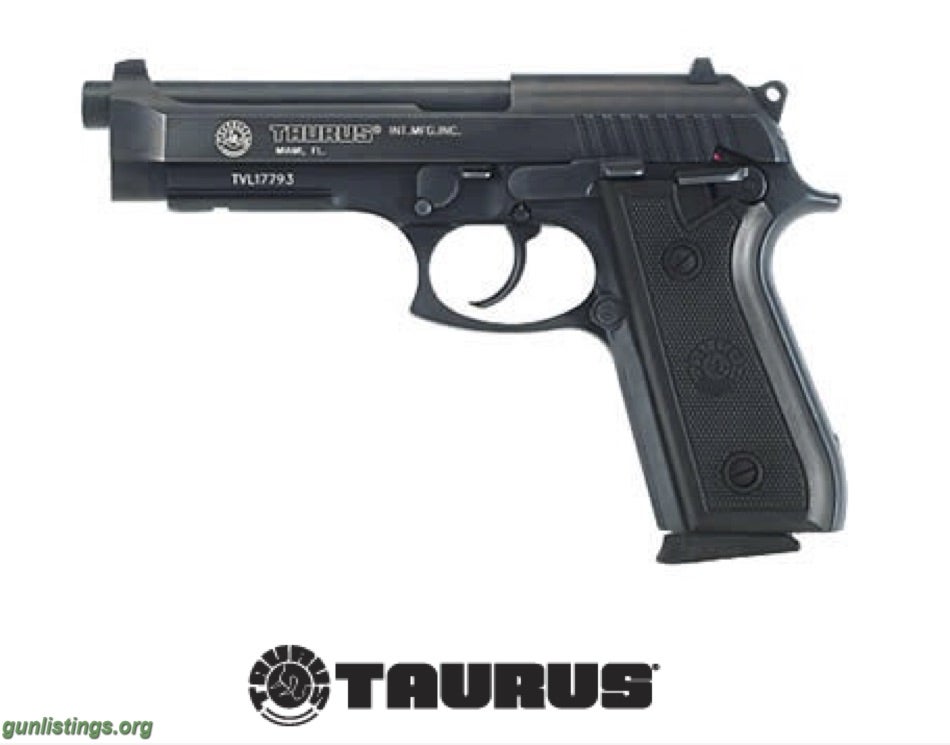 Pistols Black Taurus PT92