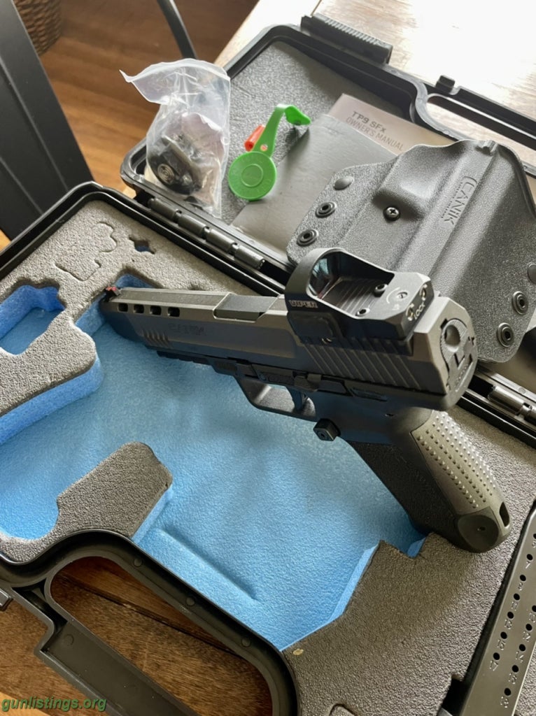 Pistols CANIK TP9SFX 9MM PISTOL WITH VORTEX VENOM RED DOT