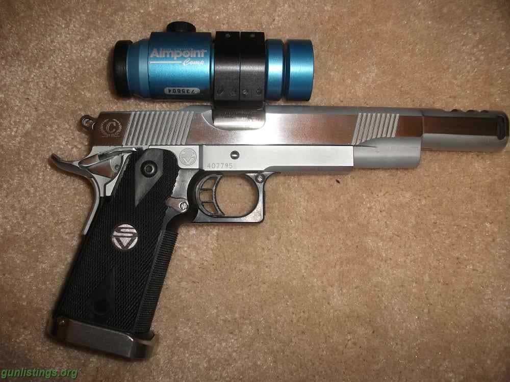 Pistols CASPIAN .38 SUPER RACE  Wit Scope