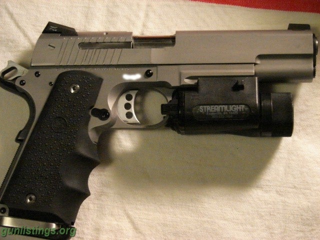 Pistols Caspian Custom Built 1911 With Tactical Rail