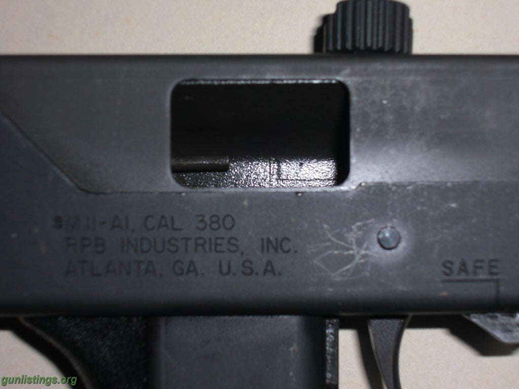 Pistols COBRAY M11 .380 (OPEN BOLT)