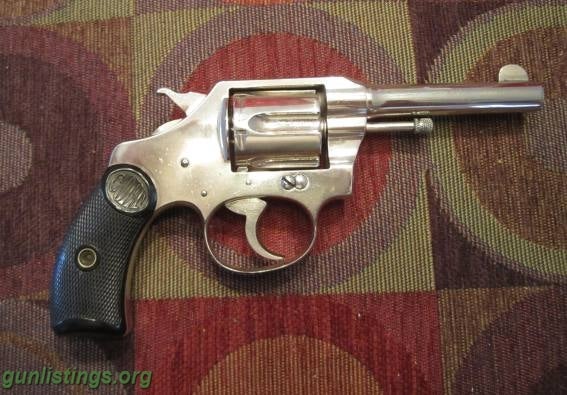 Pistols Colt .32 Pocket Positive, Nickle