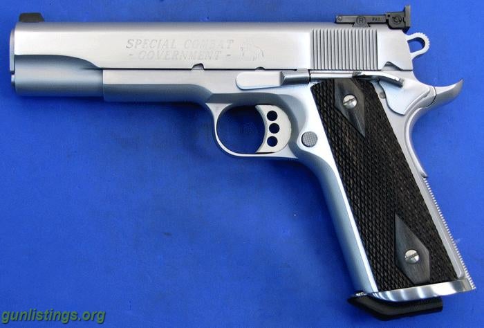 Pistols Colt 1911 45ACP Special Combat Government -Hard Chrome