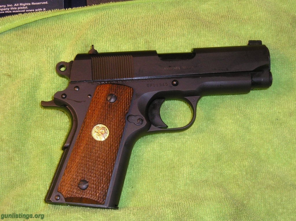 Gunlistings.org - Pistols Colt 1911 Compact,AS NEW WITH 3 CLIPS THRU IT ...