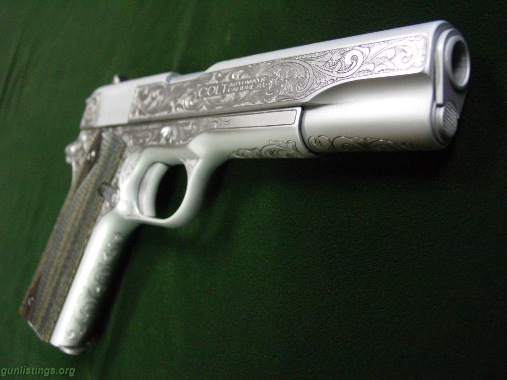 Pistols Colt 1911 Government Model Fully Engraved