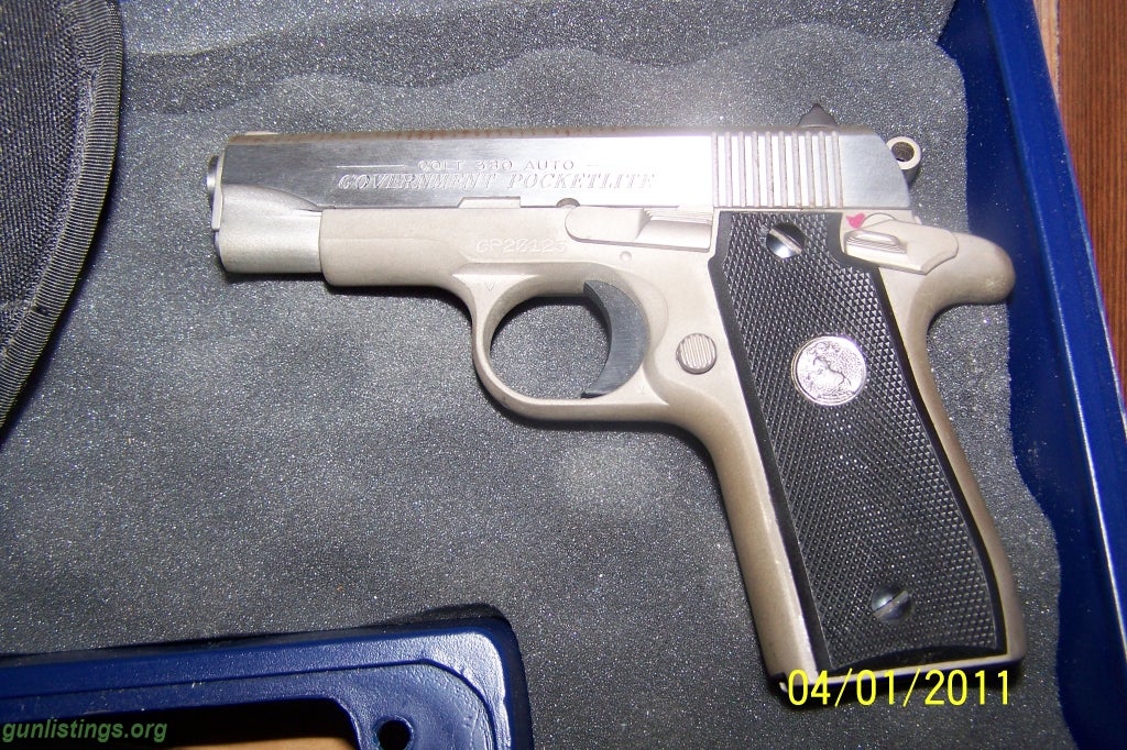 Pistols Colt 380 Goverment Pocketlite