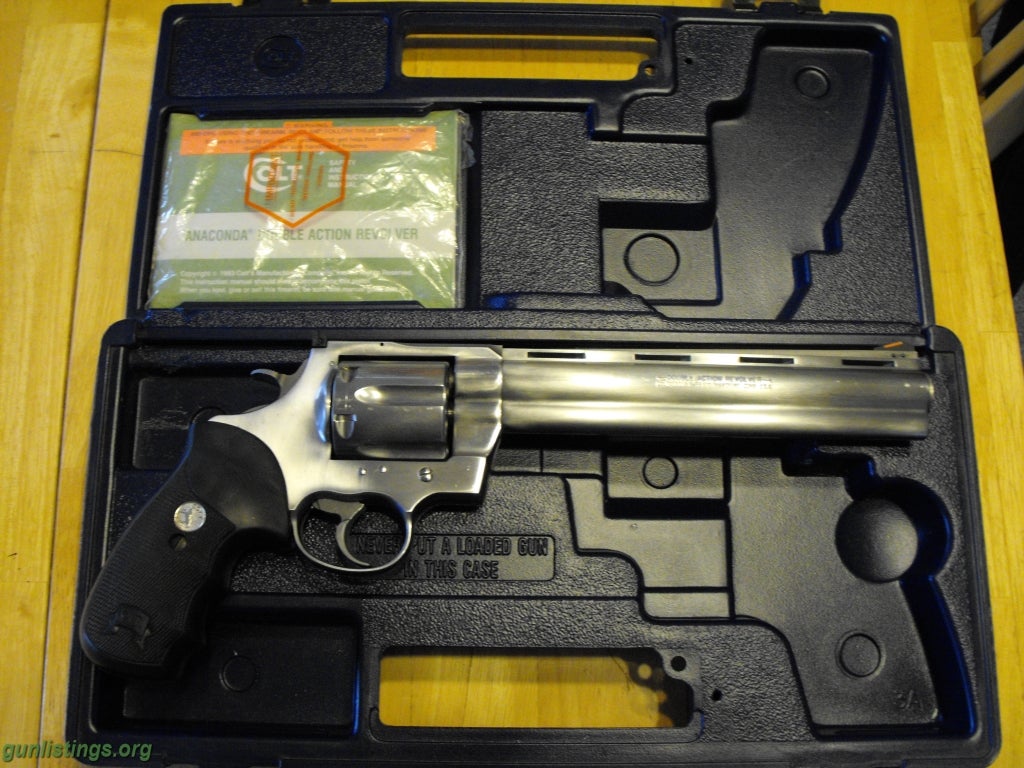 Pistols Colt 44mag Anaconda 8inch Barrel