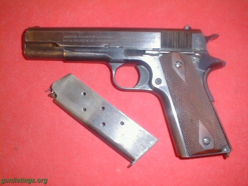 Pistols Colt -- 1911 WWI, US