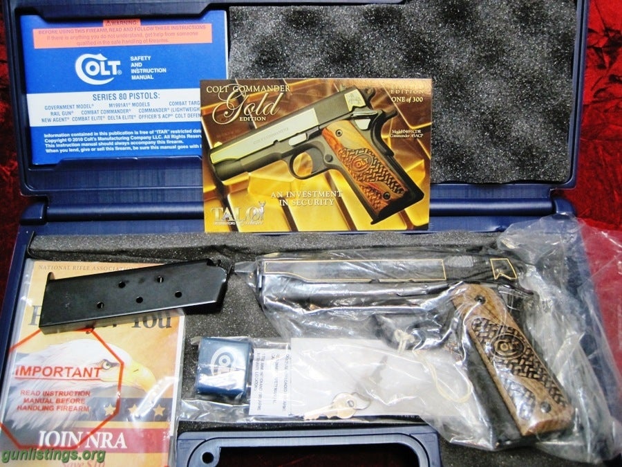 Pistols Colt -- O4691CDR Gold Edition Commander 04691CDR TALO