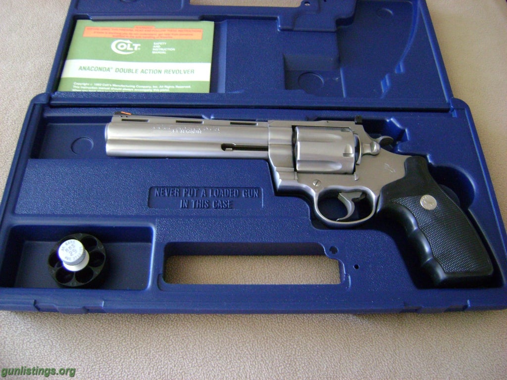 Pistols Colt Anaconda 44 Mag.