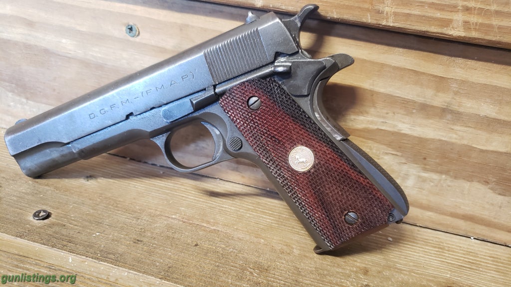 Pistols Colt Argentine Model 1927