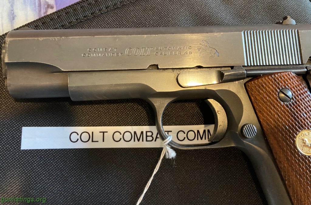 Pistols Colt Combat Commander 1911 45 ACP