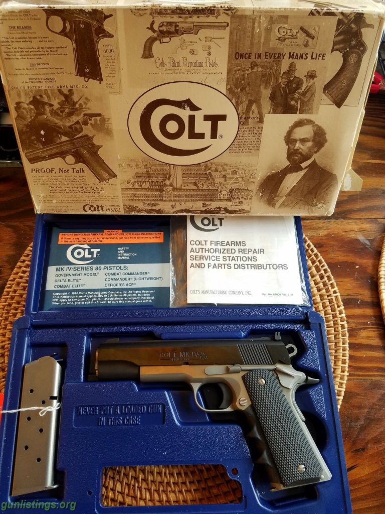 Pistols Colt Combat Elite