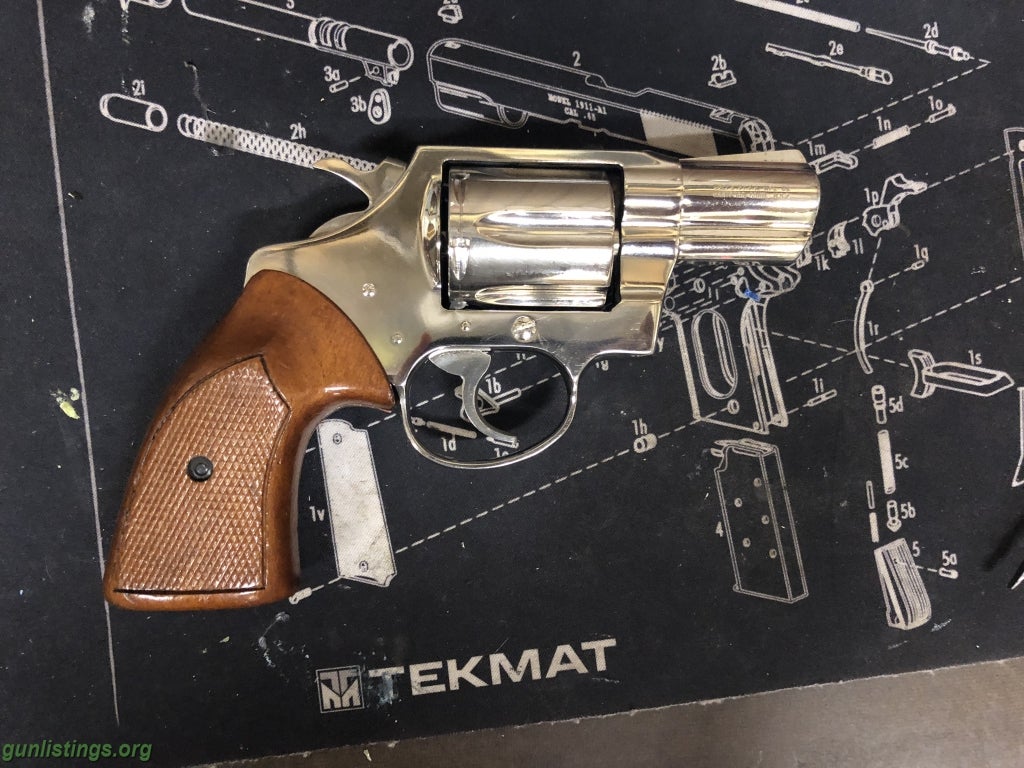 Pistols Colt Detective Special Nickel .38