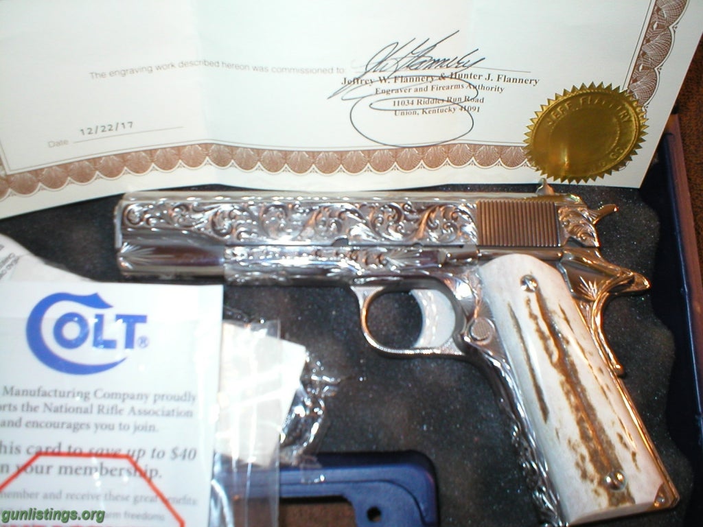 Pistols Colt Engraved 1911