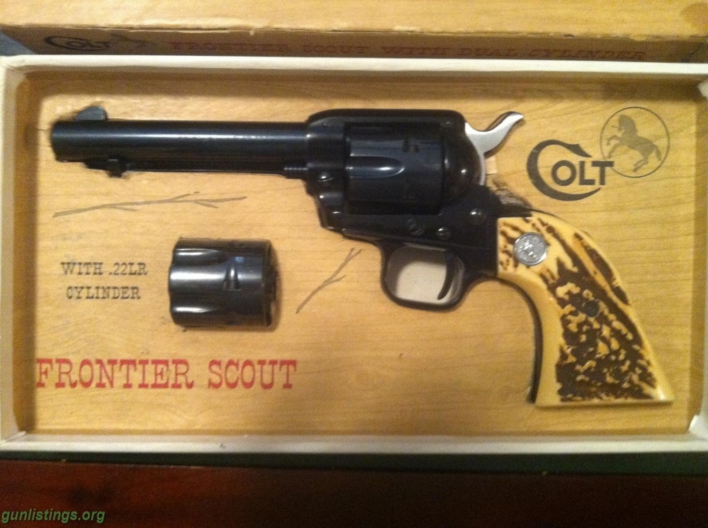 Pistols Colt Frontier Scout .22LR & .22Mag, P Suffix, 5.5, NIB