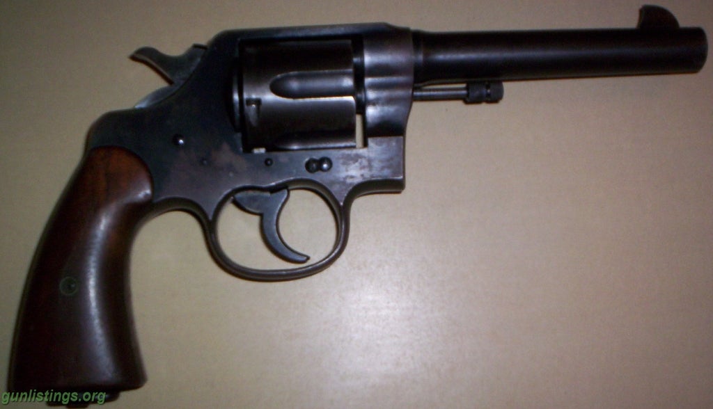 Pistols Colt Model 1917 DA .45 Caliber Revolver