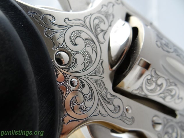 Pistols Colt Python Engraved Legendary Revolver