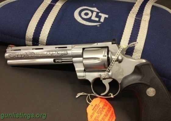 Pistols COLT Python Silver Snake 6 STS