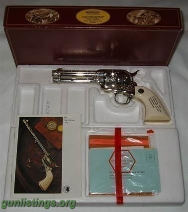 Pistols Colt SAA 1986 150th Engraving Sampler .44 