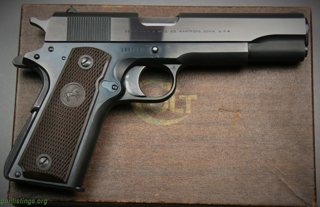 Pistols COLT, Super 38 AUTOMATIC PISTOL