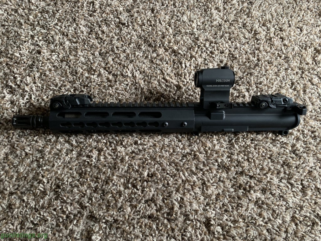 Pistols Complete 10.5â€ 5.56 Upper Receiver