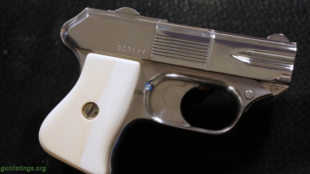 Pistols COP .357 / .38 Four Barrel Stainless Steel W/Ivory Grip