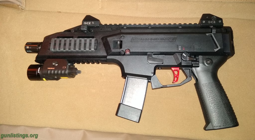 Pistols CZ Scorpion EVO3 .9mm Cal