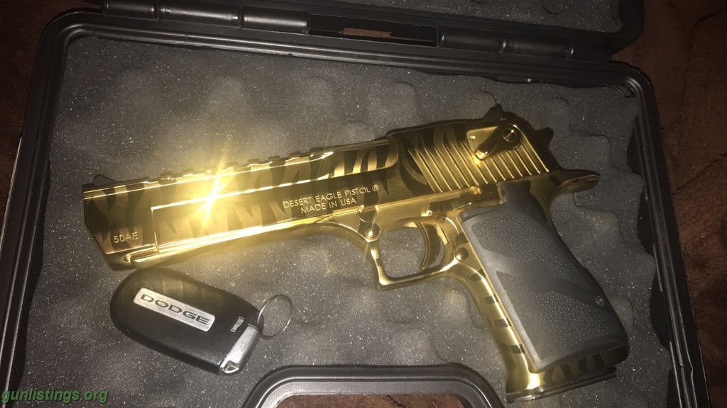 Pistols Desert Eagle .50 Ae Gold Tiger Stripe