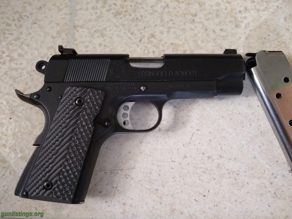 Pistols Enhanced Springfield Mil-Spec Compact 1911 .45